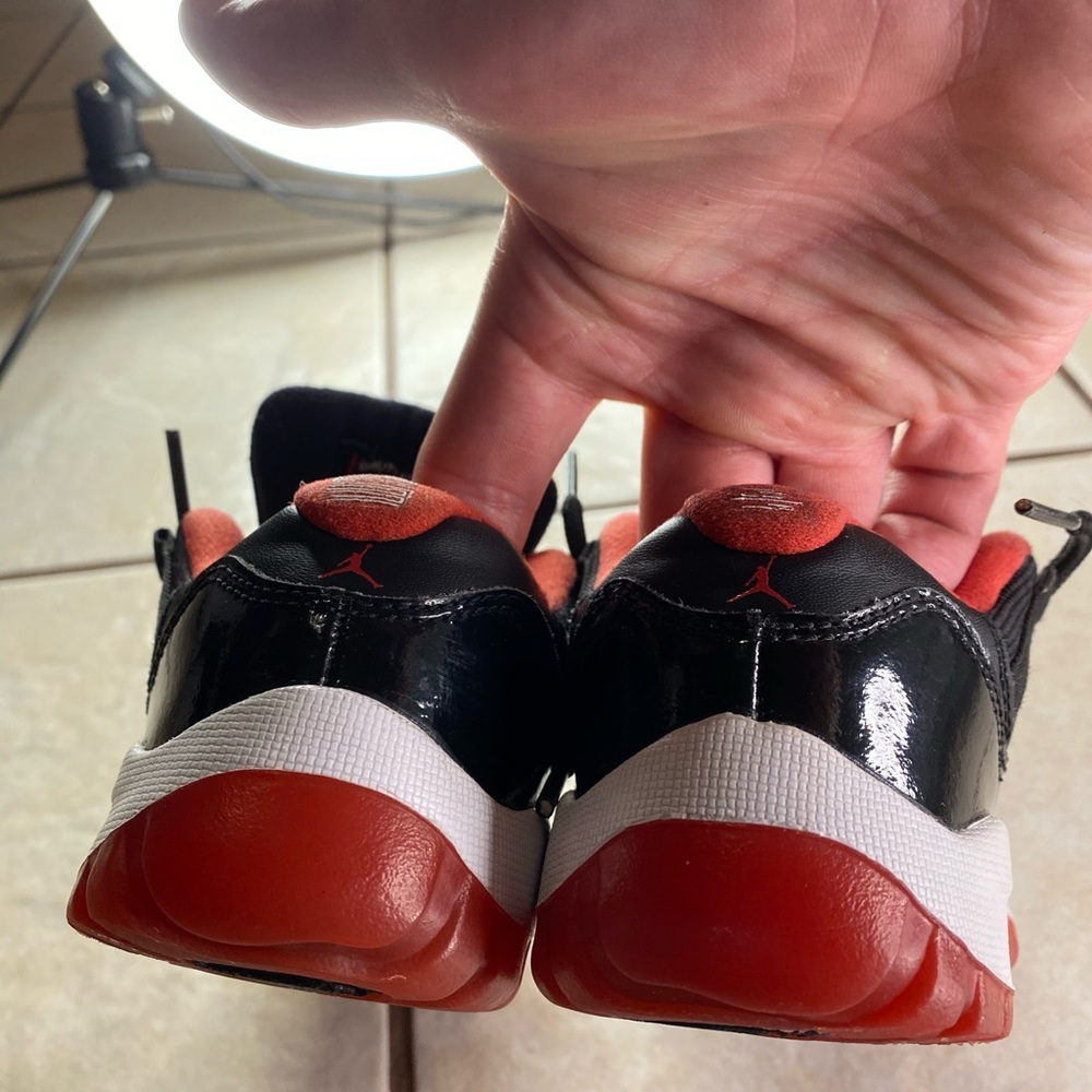 Kids Jordan 11 Retro Low BP Bred 12c toddler - Picture 7 of 8